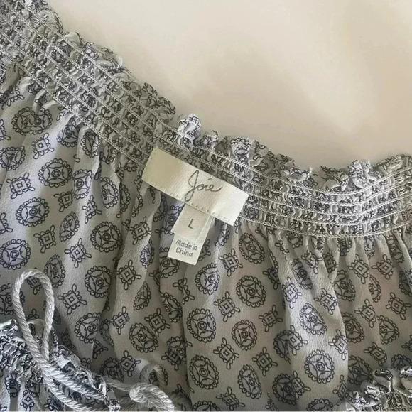 Joie 100% Silk Blouse Size Large - Picture 7 of 7